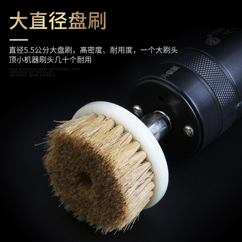 调速文玩刷子电动核桃金刚菩提清理打磨包浆神器多功能手持猪鬃刷
