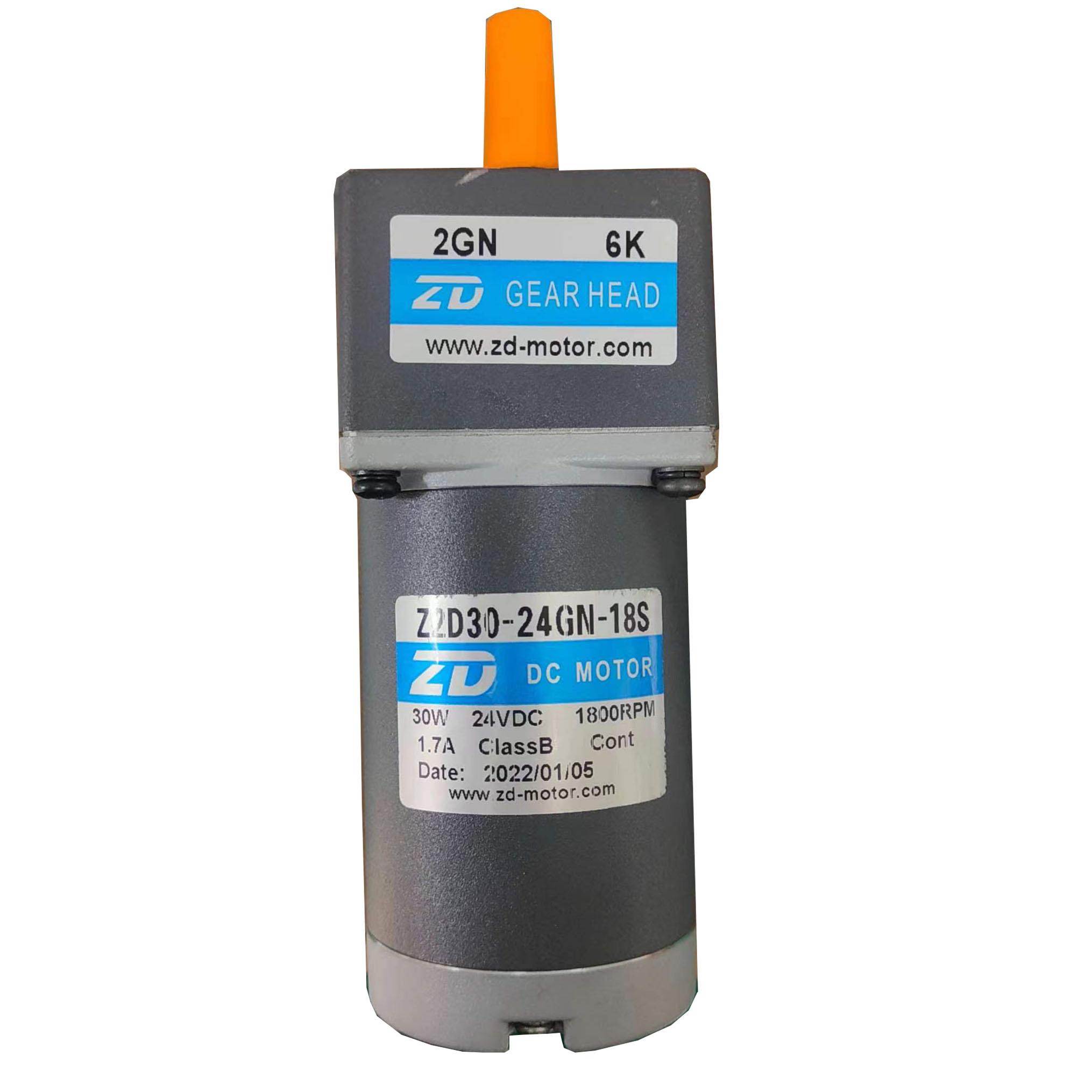 ZD中大直流电机30W 24V电压1800转 ZD230-24GN-18S/2GN6K