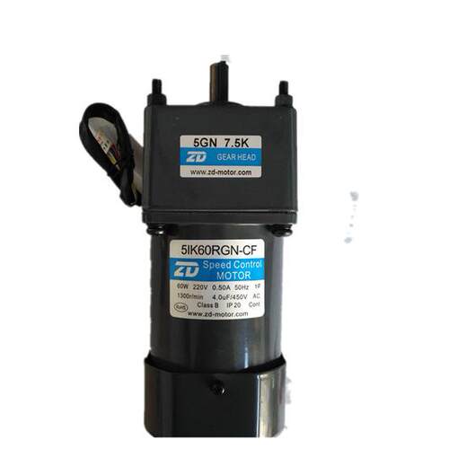220V 60W调速电机5IK60RGN-CF 减速马达 调速器 齿轮减速电机