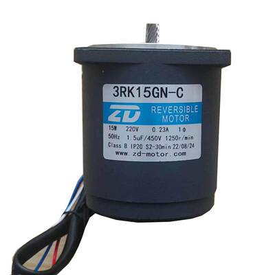 ZD中大原装15W阻尼减速电机马达3RK15GN-C单相220V