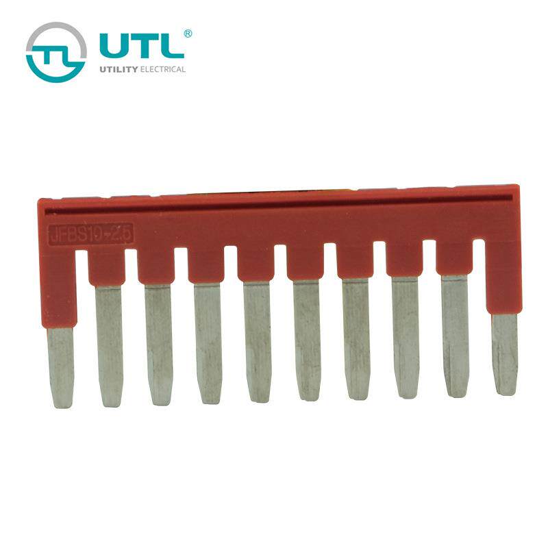 尤提乐JFBS10-2.5接线端子桥接件10位联络件紫铜优质跨接器可裁剪
