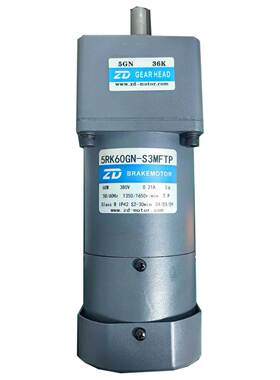 5RK60GN-S3MFTP/5GN36K ZD 中大60W交流三相刹车电机马达