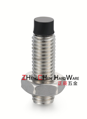 TDA61 带聚氨酯止动螺栓直杆型胶头防滑止动 USUS10-30/35/40/45