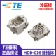 016 TE泰科重载连接器HDD 16芯高密结构矩形连接器 配H6B外壳