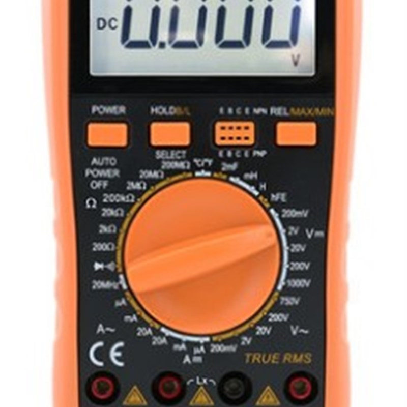 胜利 VC9808+ 数字万用表可测频率 温度 电感 电容