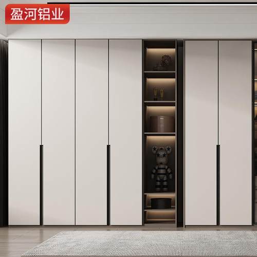 全铝家居到现代轻奢一门顶合家用组合靠收纳储物肤墙感铝CP1041金