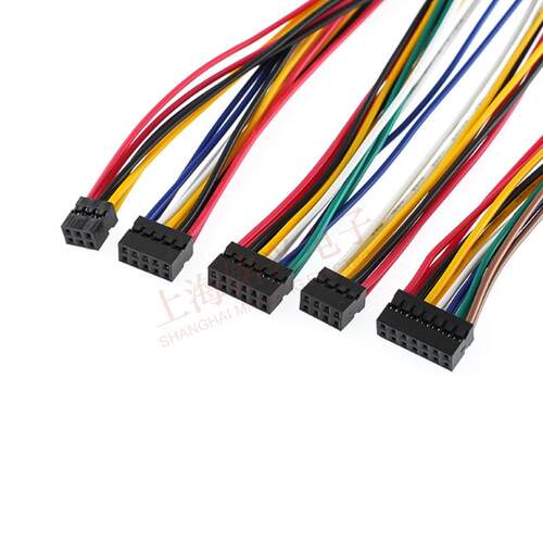 杜邦2.0mm端子线 2x2P3P4P5P6P7P8P电子线单头双排线束1007-26AWG