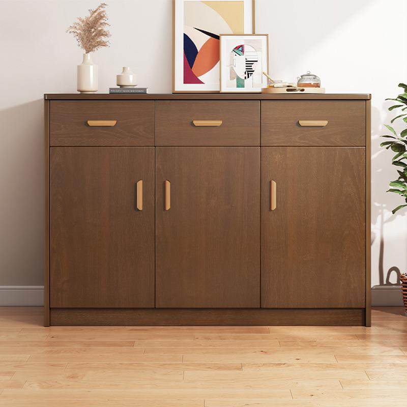 室柜子储物柜柜斗柜客厅靠卧墙木简质五斗橱抽屉收纳置物ZG-66573