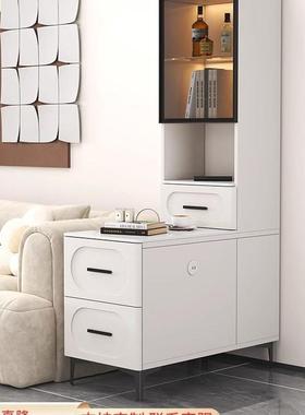 J^小岩板沙厅PFS56367发边柜柜侧边客家用角几柜置物架现代简约边