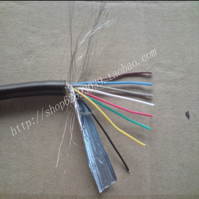 屏蔽线UL2464-26号AWG多线芯编织网护套线信号线隔离线连接线电缆