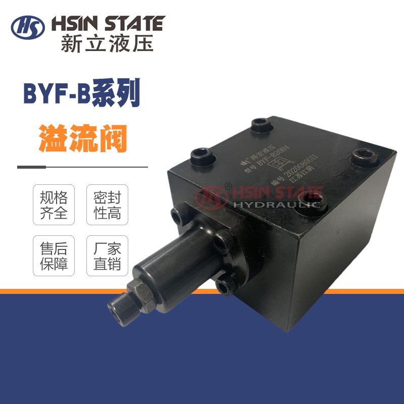 得宏液压 BYF-B20H4/BYF-B20H3/BYF-B20H2/BYF-B20H1手动溢流阀