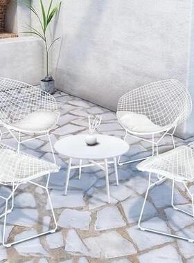 外铁艺桌椅园林售30199楼处观庭院花园露台防水防晒室外不锈钢户