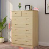 松木柜五柜五斗橱实木柜收纳柜子物柜斗现代简斗约储客厅斗柜见详