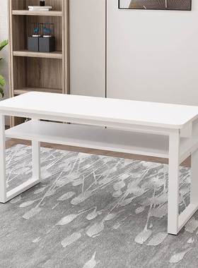 现简约代桌椅教育机构培训桌议双员工人位中小学生WHZ组合会桌长