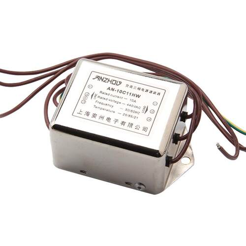 5A6A三相电源滤波器 DL-5EBX1 引线 EMI FILTER滤波器 AN-6C11HW