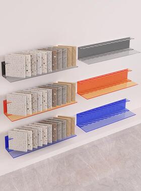 j8样品玻VCA璃瓷砖色板展柜亚力挂墙铝扣克板橱示门展示架柜色g3