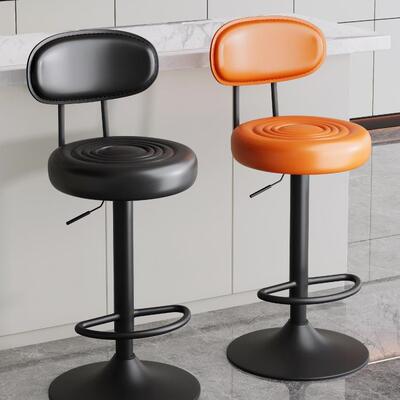 J^吧吧台凳椅椅子高脚升简降旋转家用现代约酒椅gxg-kbby收银前台