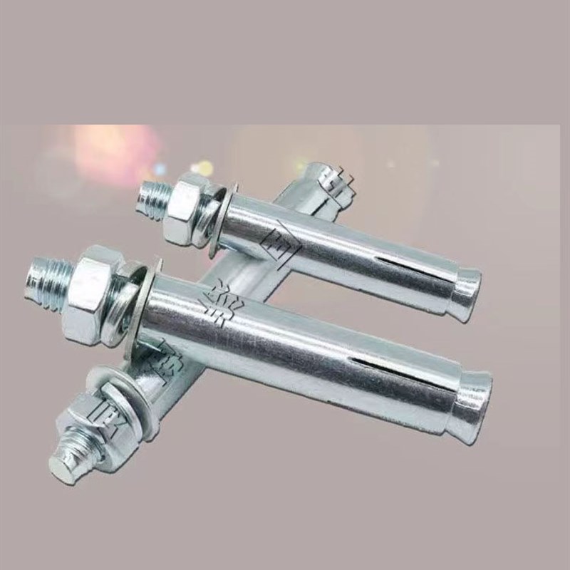 新型国标膨胀螺丝超长加长铁膨胀螺栓镀锌8mmM6M8M10M12M14M16...