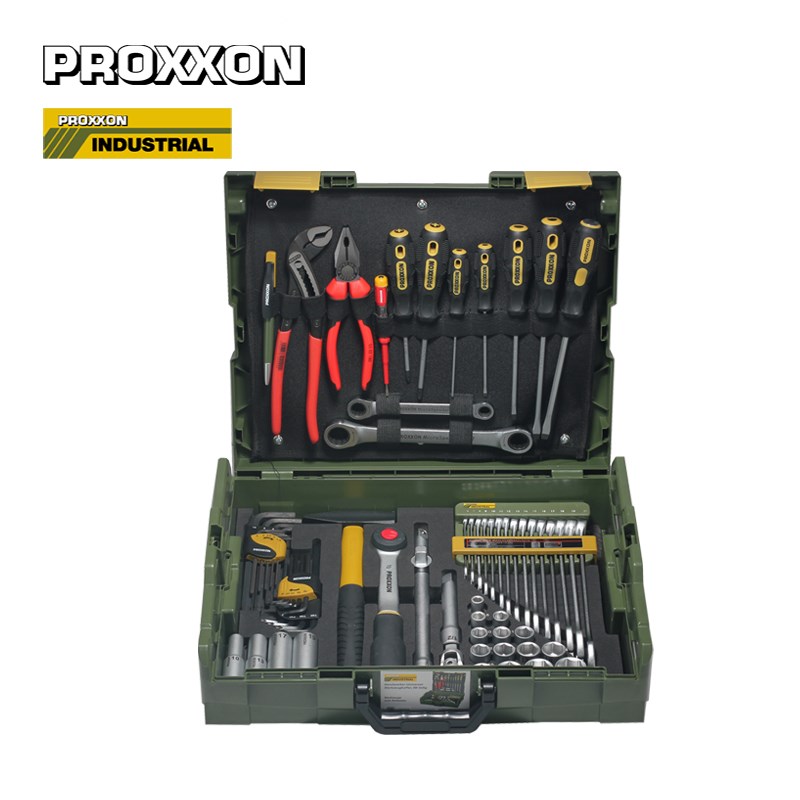 [23660]专业工匠通用成套工具组L-BOXX模块化存储包装德国PROXXON