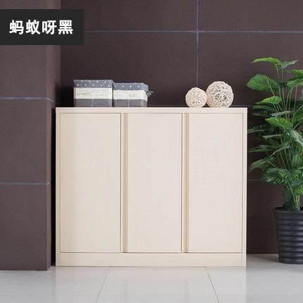 阳台柜KKK100储物柜防水防潮家用柜铁皮鞋柜杂物置物收纳大容量