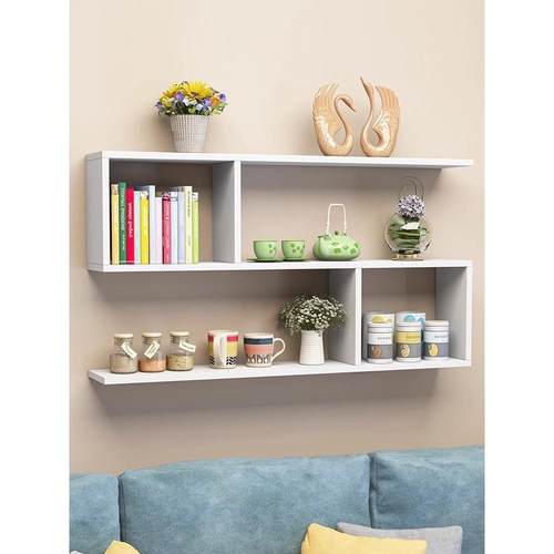 免打孔墙酒上置架壁挂式架客厅书餐厅吊柜储物柜壁柜简约物SY1019