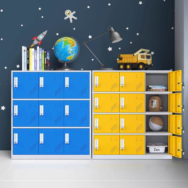 学铁皮柜更衣柜收纳柜子幼xd-001舞蹈带教室存包柜生书包柜儿园锁