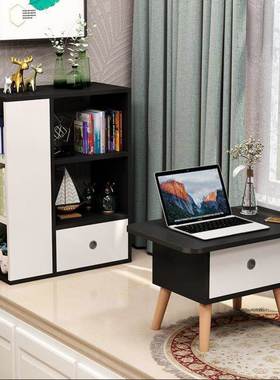 飘柜书桌书柜一体阳台窗上的小PRi4dfGa书架多收功能置物架储物柜