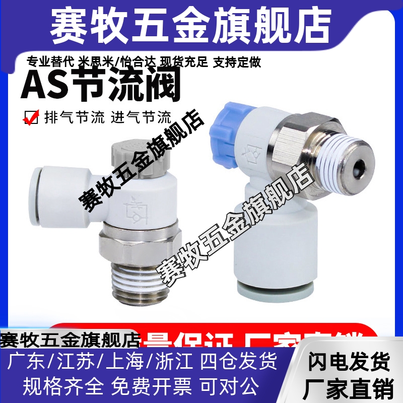 气动调速接头调节阀AS1201F/2201/3201/4201SA节流阀限出型限入型