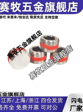 不锈钢带密封涂层型锥型沉头螺塞 堵头 MSWTSK J S 1 2 3 4 6 8