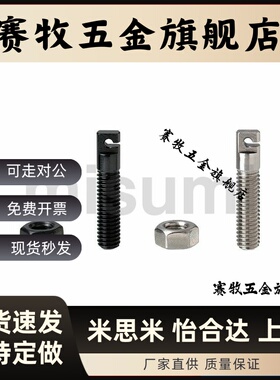 带扁方全牙型SAIPOK FFL11-D3/D4/D5/D6-L15/L20/L25拉伸弹簧支柱