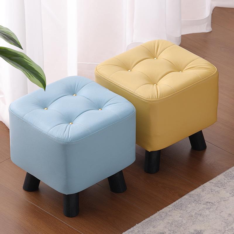 科技布小凳子家用板凳沙发茶几矮凳客厅软坐凳入户门口穿鞋换