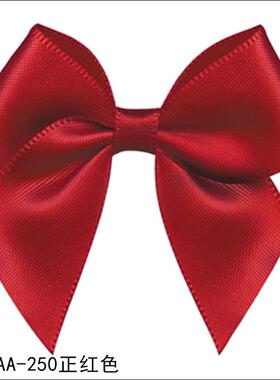 正红色6分束腰蝴蝶.涤纶带 8D15AA-250姚明花饰 50mm*45mm蝴蝶结