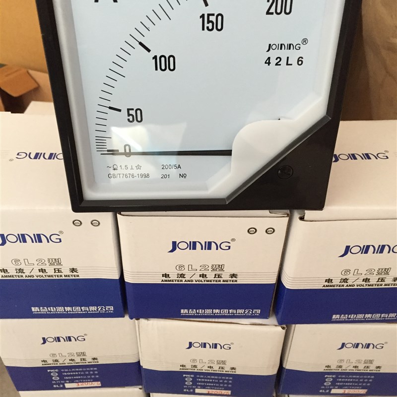 原装正品精益集团42L6系列指针式电流电压表 交直流电压表电流表