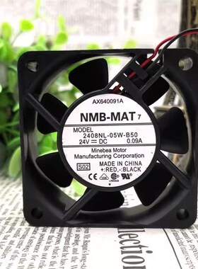 原装NMB 6020 24V 0.09A 2408NL-05W-B50/B59 6CM 变频器散热风扇