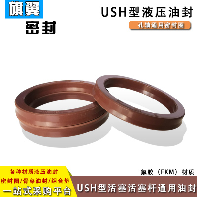 氟胶液压油封USH95/98/100/105/106/110*110/112/115/120/125*9