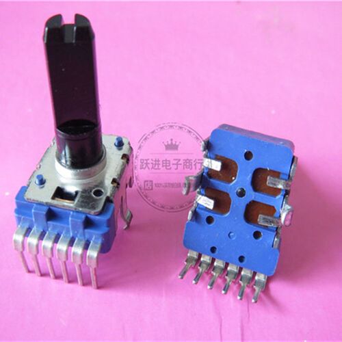 503W 142型进口台湾福华W50K双联6脚带中点立式调音台音量电位器