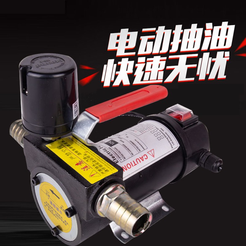 大功率电动抽油泵小型加油机12v24v220v柴油自吸泵抽油器自动油泵