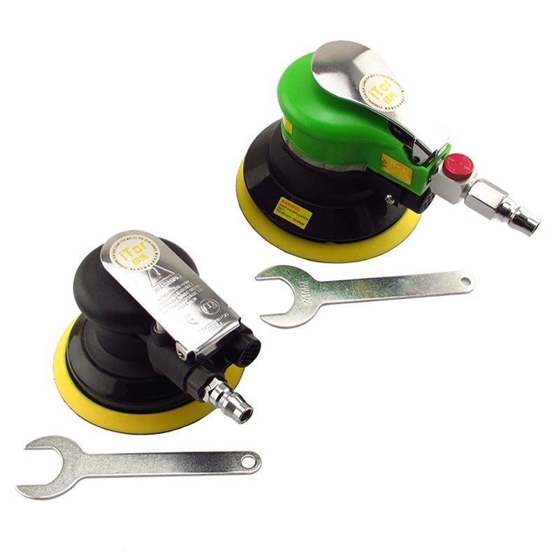 Itor/印拓125mm风动砂磨机 5寸圆盘气动抛光机 砂纸机 磨光打磨机