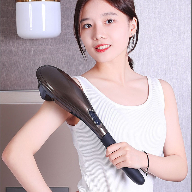 海豚按摩器棒充电敲打捶肩颈部腰部全身多功能电震振动手持式