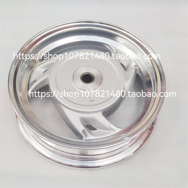 适用铃木丽彩 韵彩100 睿彩QS125T-2A T-4/B后钢圈 轮毂 后铝轮