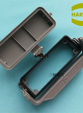 harting哈丁重载连接器 09300240304 单扣 开孔底座 24芯保护盖