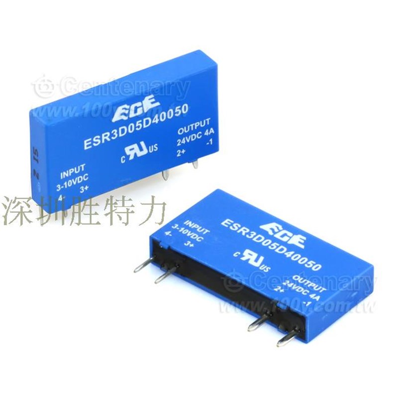 ESR3D12D40050 ECE继电器SLIME型7-20VDC out 24VDC/4A