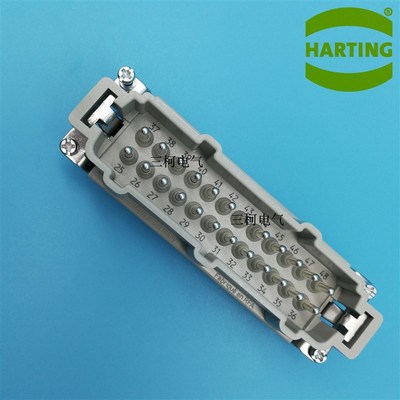 HARTING 浩亭哈丁重载连接器 09330242611 航空插头 24芯25-48