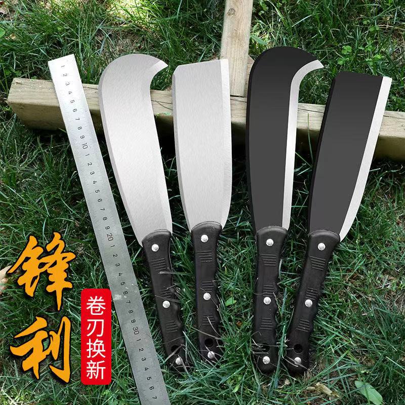 砍柴刀家用劈柴户外砍树伐木手工锻打砍材刀砍木神器锰钢带把柴刀