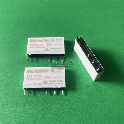 魏德米勒继电器 RSS113024 RSS113024F 5脚一开一闭全新24VDC 6A