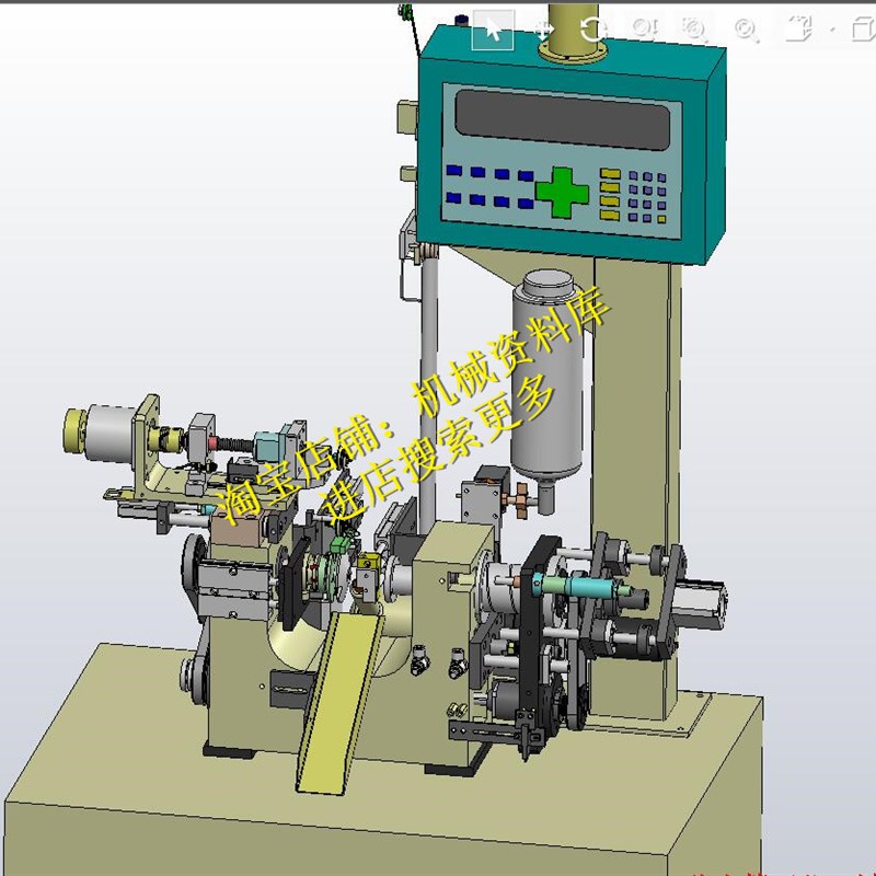 详细完整绕线机solidwork2016三维3D图纸档机械设计模型【933】