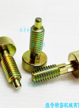 分度销英制3/8-16 螺栓 旋钮柱塞 CLM-HRP 柱塞 定位柱 可定制
