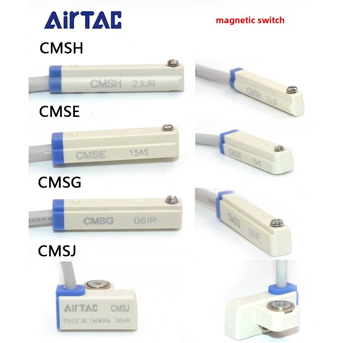 亚德客磁性开关CMSG/CMSH/J/E/DMSG-NPN-PNP/DMSJ/DMSE020感应器