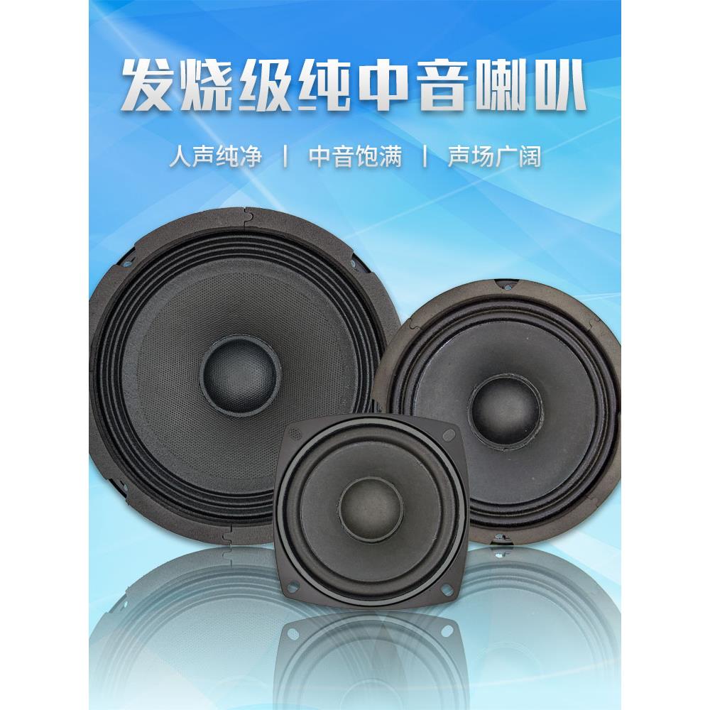 发烧级4英寸5英寸6.5英寸纯中音扬声器高保真高保真音频修改中频