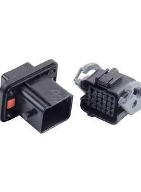 19孔防水接插件1192800MB灰色插头 1192800FB连接器19P